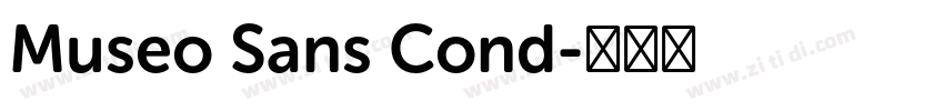 Museo Sans Cond字体转换